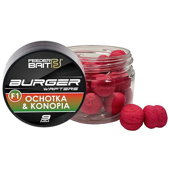 Wafter Feeder Bait Burger, Bloodworm &amp; Canepa, Rosu, 9mm, 25ml