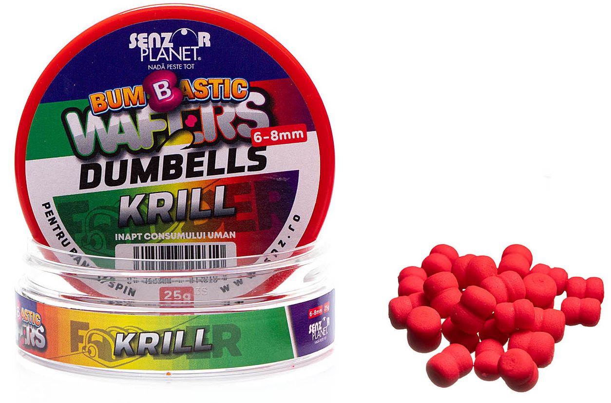 Wafter SENZOR Bumbastic Dumbells Pentru Banda, Krill, 6-8mm, 25g