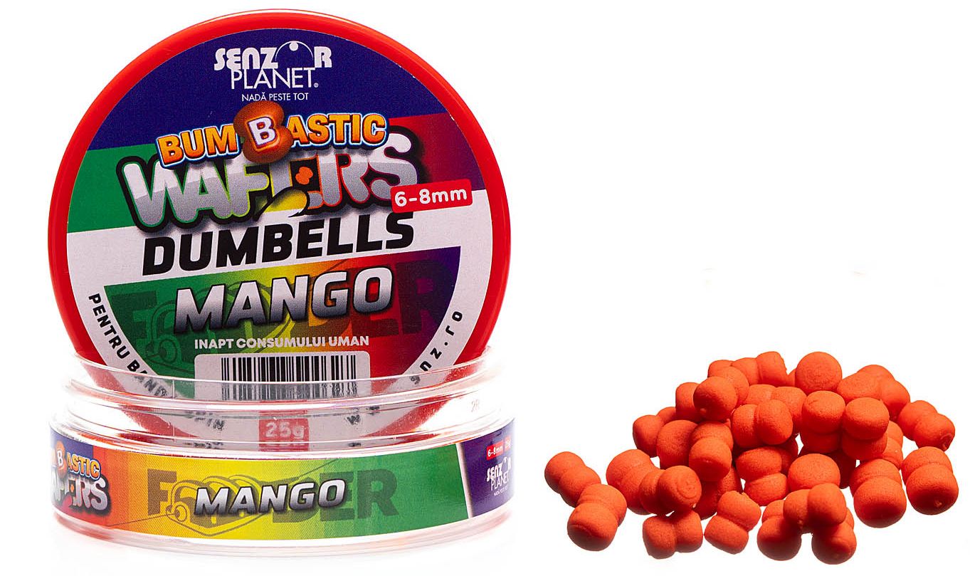 Wafter SENZOR Bumbastic Dumbells Pentru Banda, Mango, 6-8mm, 25g