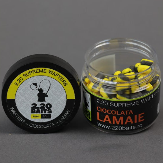 Wafters 2.20 Baits Supreme Galben - Negru Ciocolata &amp; Lamaie 50ml