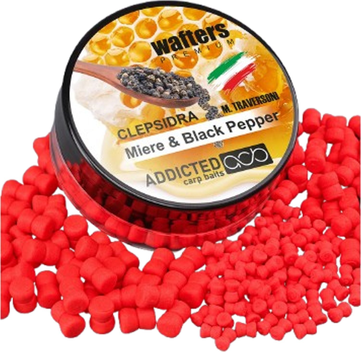 Wafters ADDICTED CARP BAITS Clepsidra Premium Miere Black Pepper 40ml
