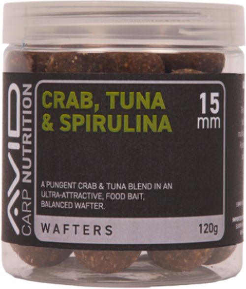 Wafters AVID Crab Tuna &amp; Spirulina 120g