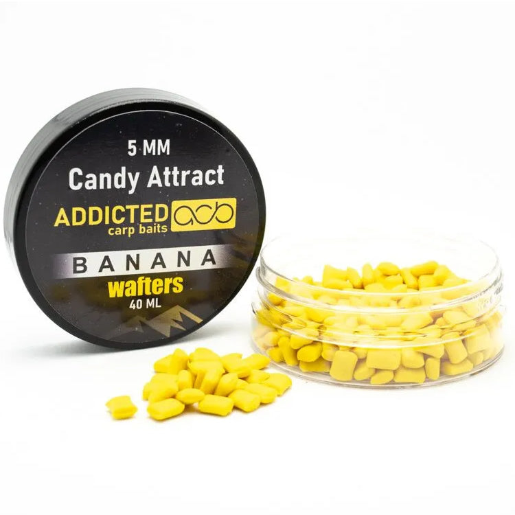 Wafters Addicted Carp Baits Pillow Candy Attract Banana Galben 40ml