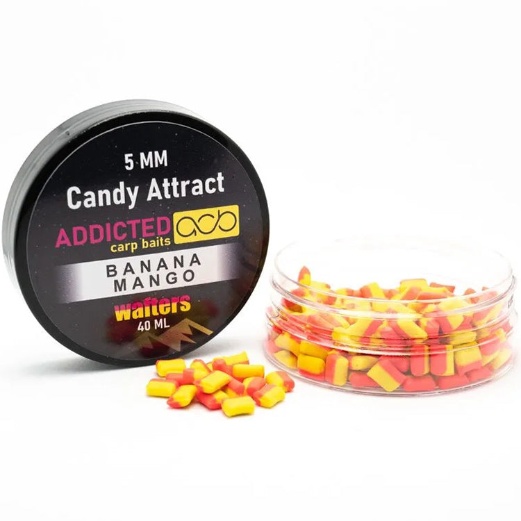 Wafters Addicted Carp Baits Pillow Candy Attract Banana &amp; Mango Galben / Portocaliu 40ml