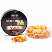 Wafters Addicted Carp Baits Pillow Candy Attract Micro, Banana &amp; Mango, Galben / Portocaliu, 3.5mm, 40ml