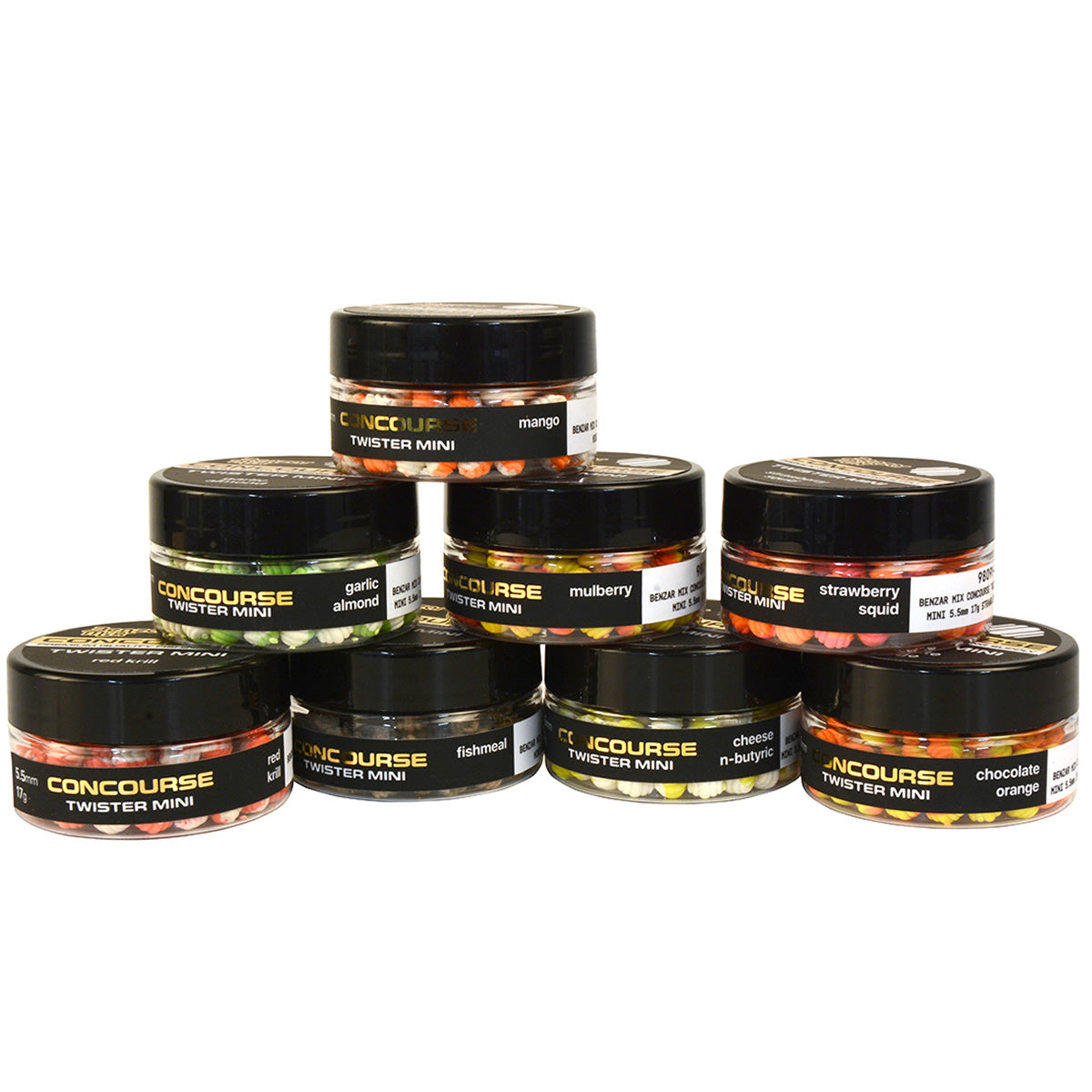 Wafters BENZAR MIX Concourse Twister Mini, 5.5mm, Strawberry Squid