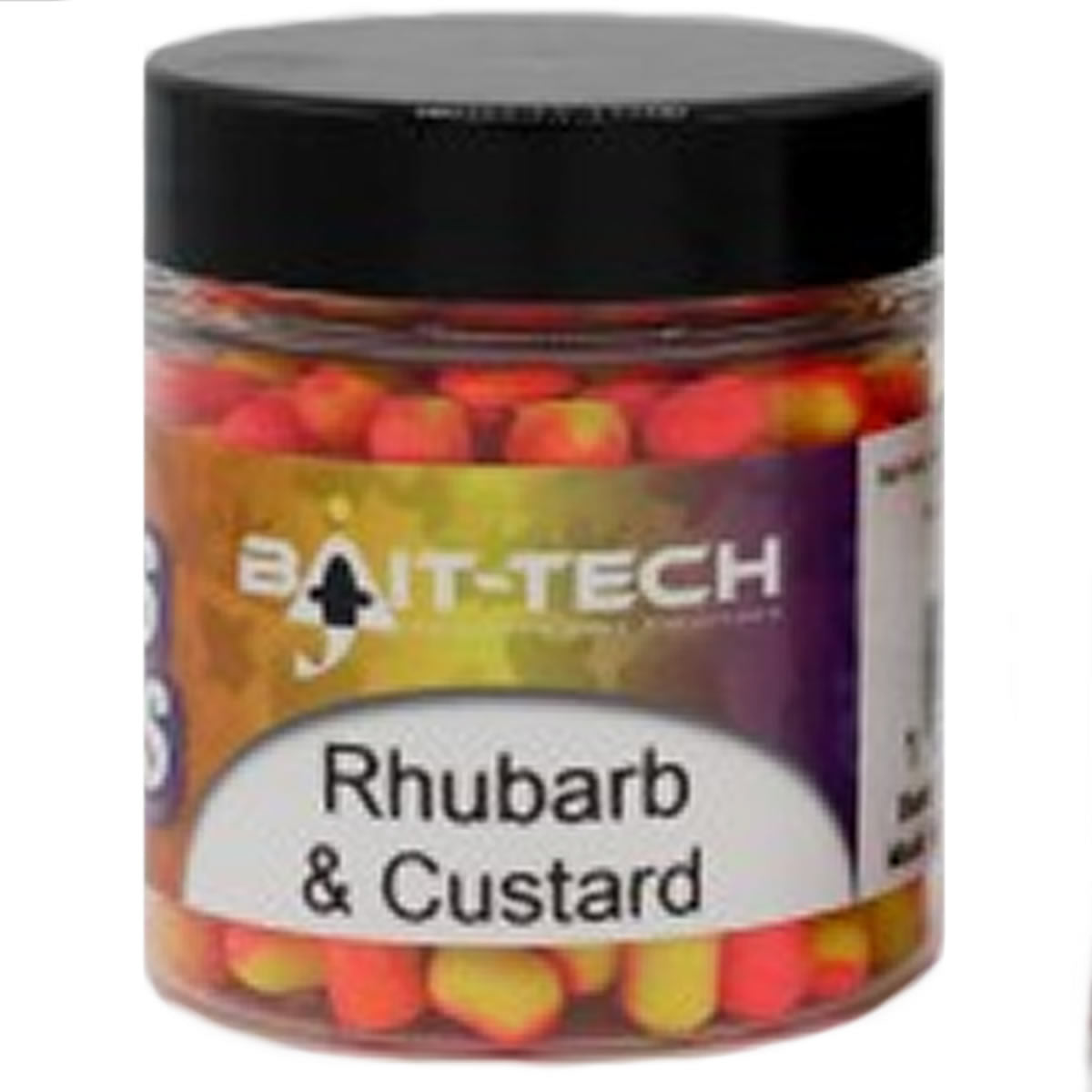 Wafters Bait Tech Duo Color Criticals, Rhubarb &amp; Custard, 5mm