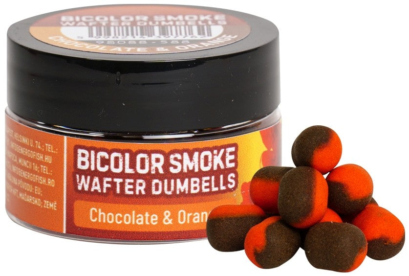 Wafters Benzar Mix Bicolor Smoke Wafter Dumbells Chocolate&amp;Orange 10x8mm