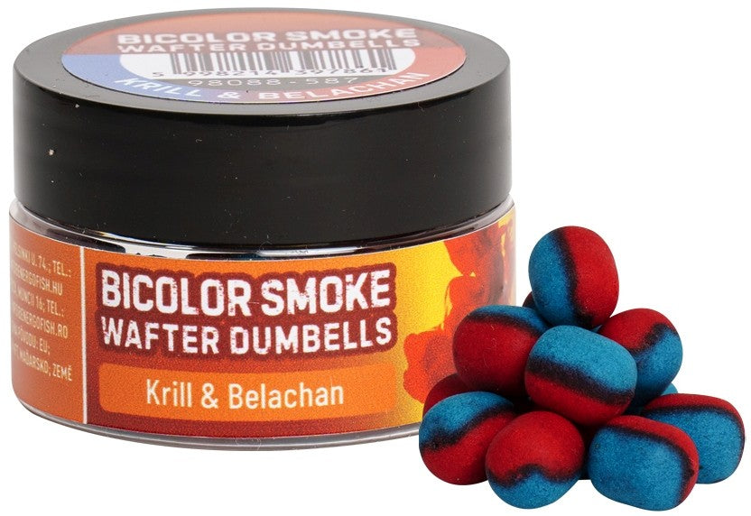 Wafters Benzar Mix Bicolor Smoke Wafter Dumbells Krill&amp;Belachan 10x8mm
