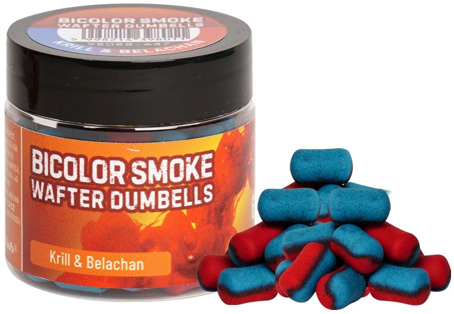Wafters Benzar Mix Bicolor Smoke Wafter Dumbells Krill&amp;Belachan 12x8mm 60ml