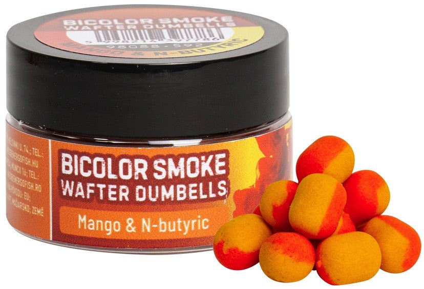 Wafters Benzar Mix Bicolor Smoke Wafter Dumbells Mango&amp;N-Butyric 10x8mm