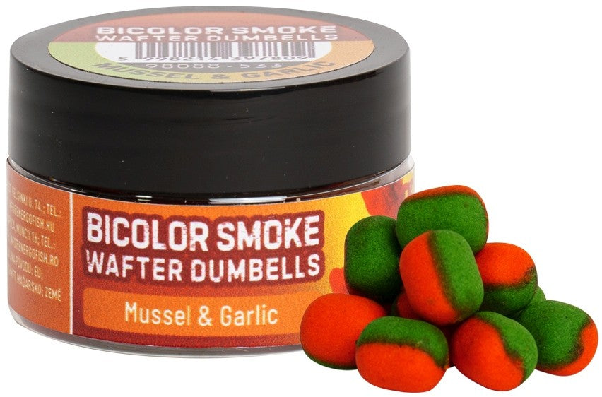 Wafters Benzar Mix Bicolor Smoke Wafter Dumbells Mussel&amp;Garlic 10x8mm