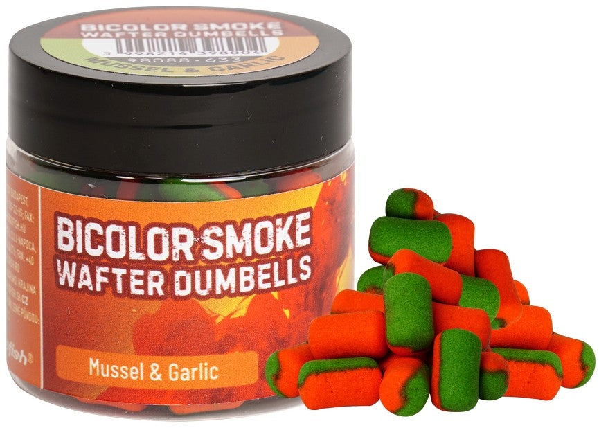 Wafters Benzar Mix Bicolor Smoke Wafter Dumbells Mussel&amp;Garlic 12x8mm 60ml