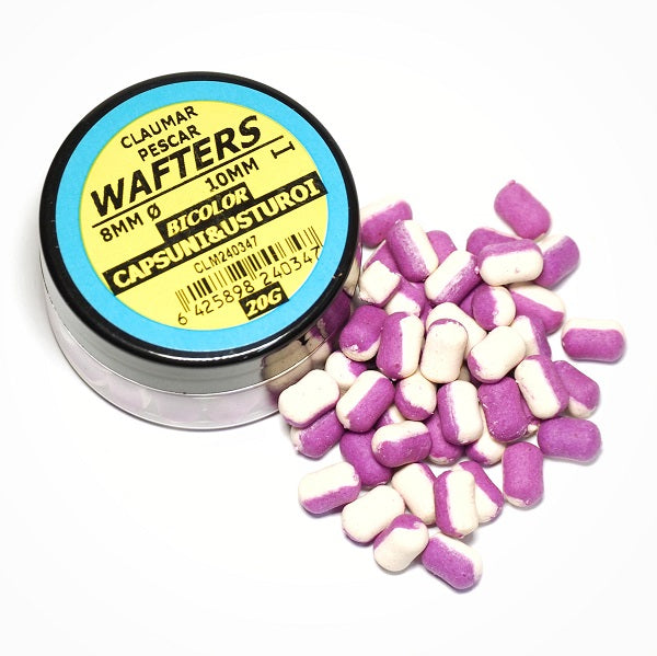 Wafters Bicolor Claumar, Capsuna &amp; Usturoi, 8mm, 20g 