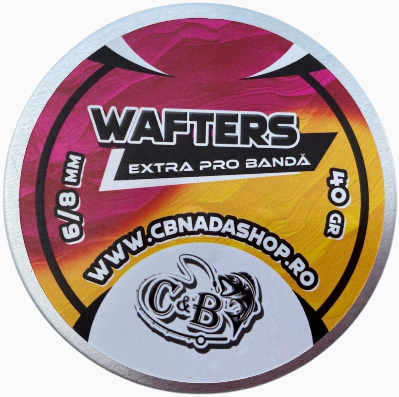 Wafters C&amp;B Pro Banda, Capsuna-Banana, 6-8mm, 40g