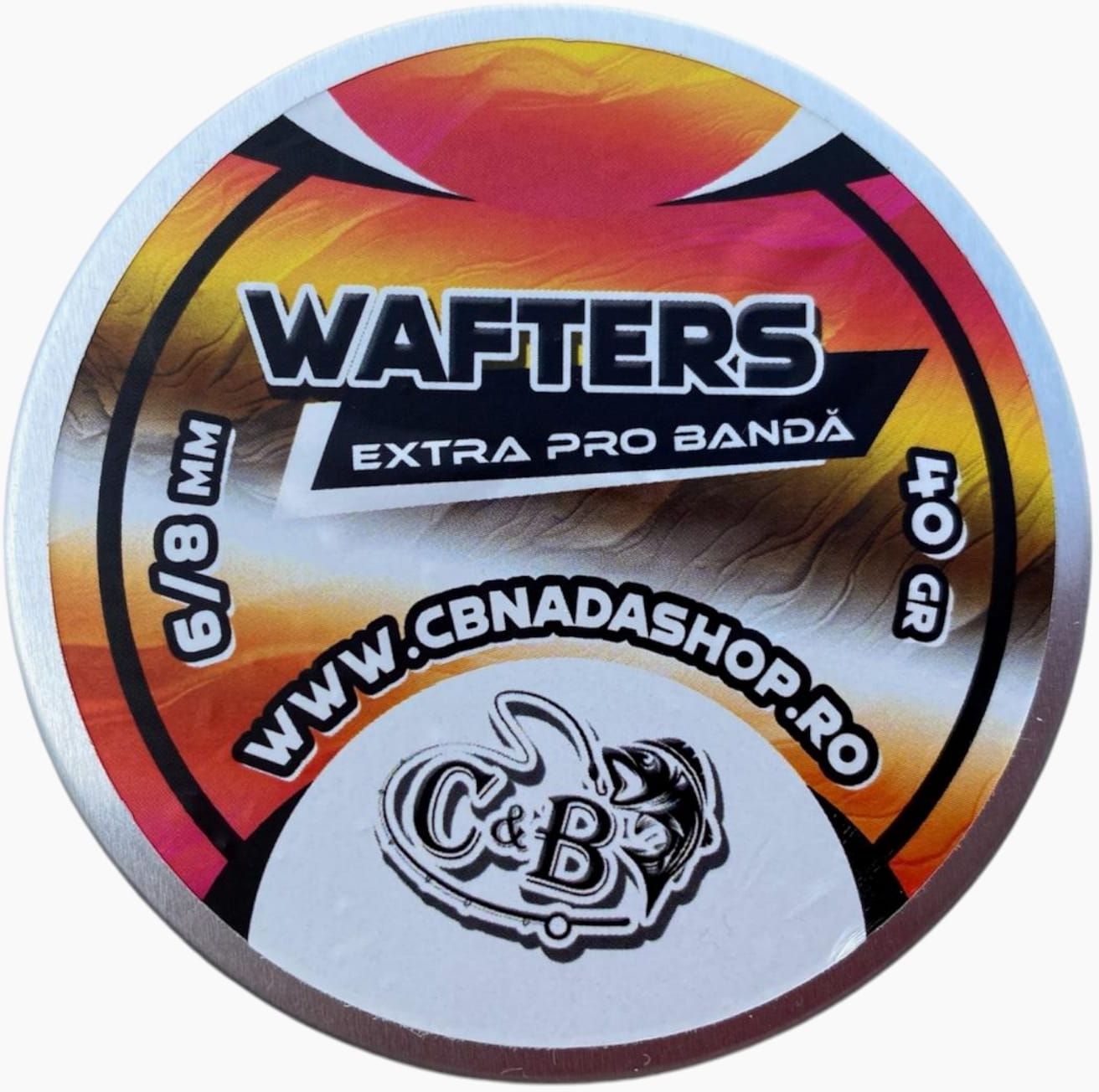 Wafters C&amp;B Pro Banda, Curcubeu, 6-8mm, 40g