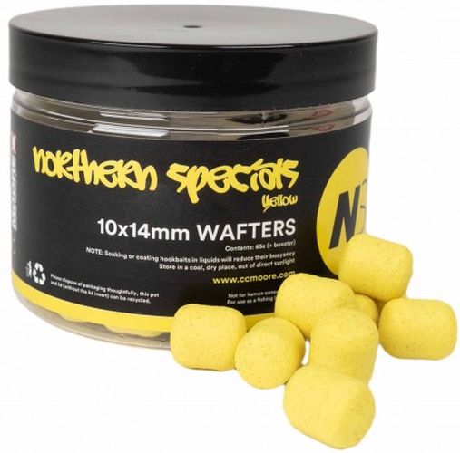 Wafters CC Moore NS1 Dumbell Yellow, 10-14mm, 65buc/cutie