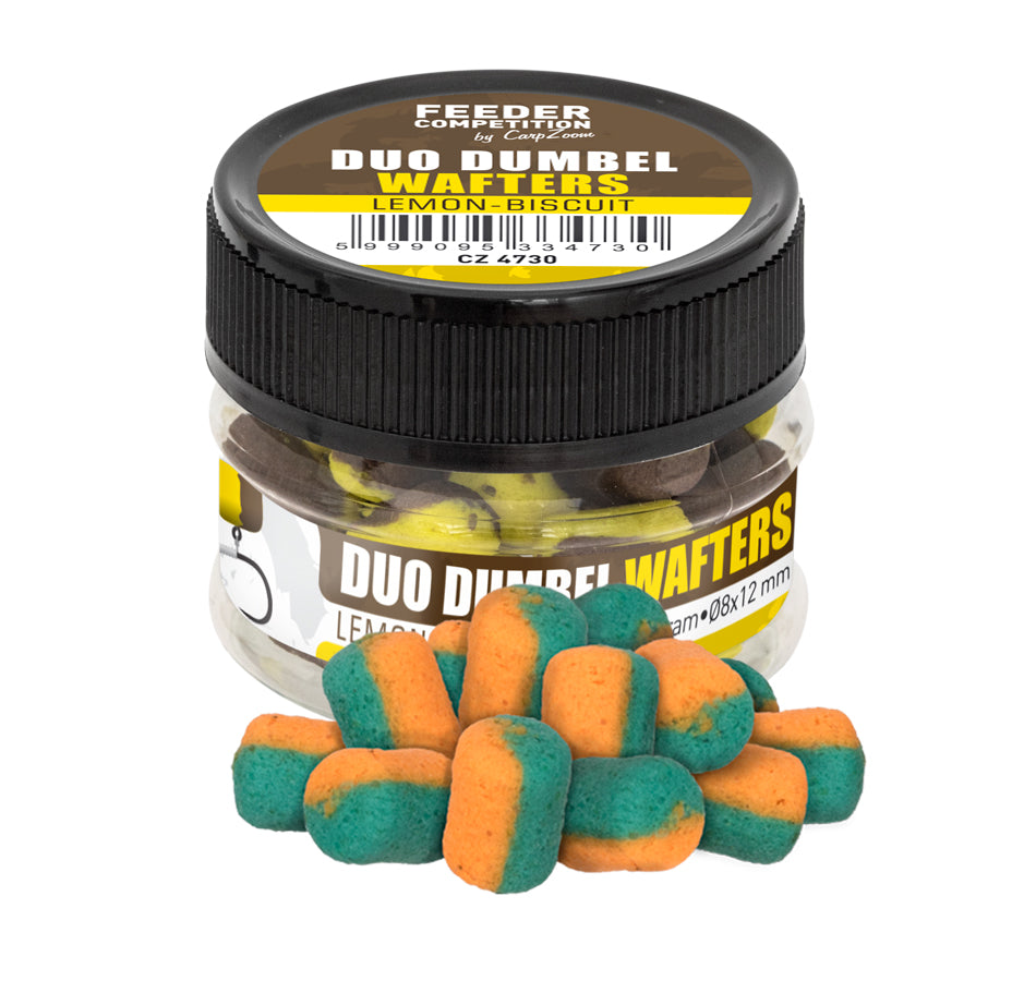 Wafters Carp Zoom Duo Dumbel 6x8mm Squid-Apricot