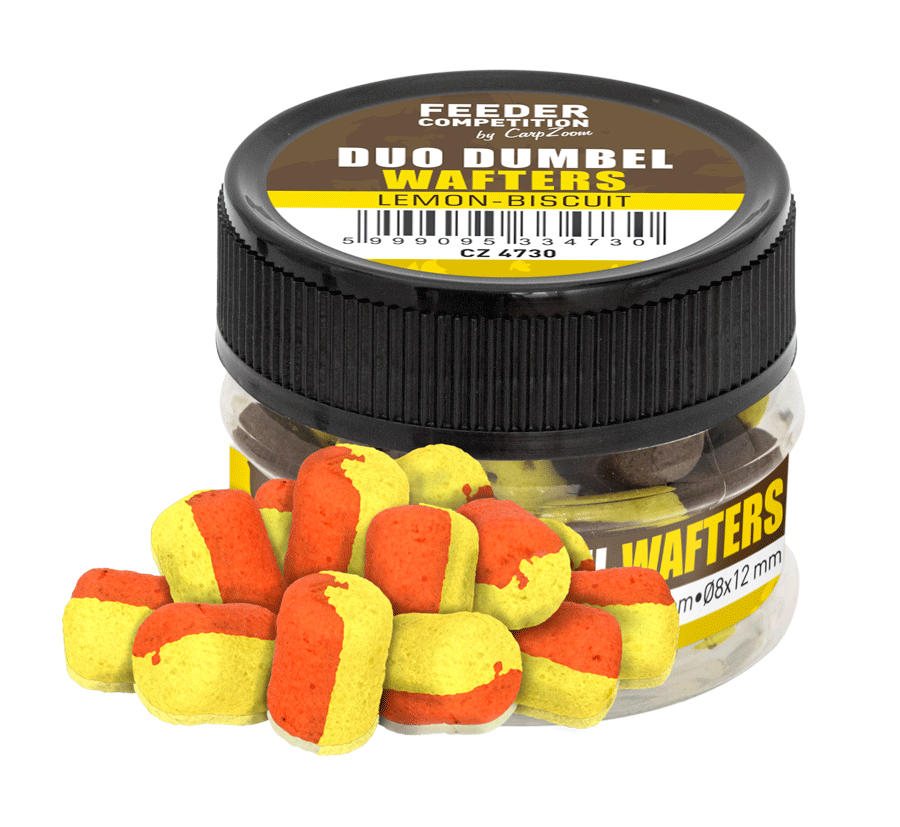 Wafters Carp Zoom Duo Dumbel 6x8mm Sweet Corn-Strawberry
