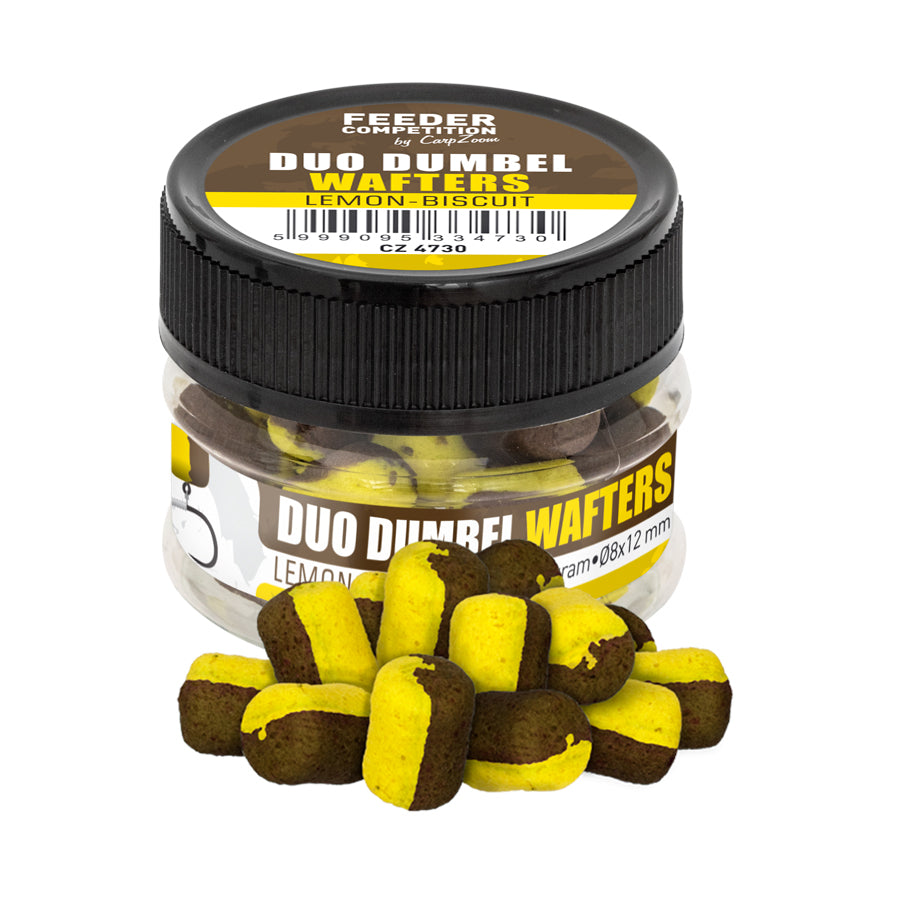 Wafters Carp Zoom Duo Dumbell, Lamaie &amp; Biscuiti, 6x8mm 