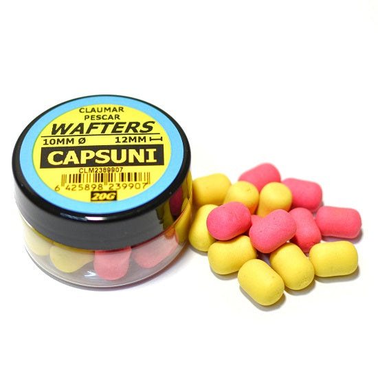 Wafters Claumar 10mm 20g Capsuni Galben si Roz