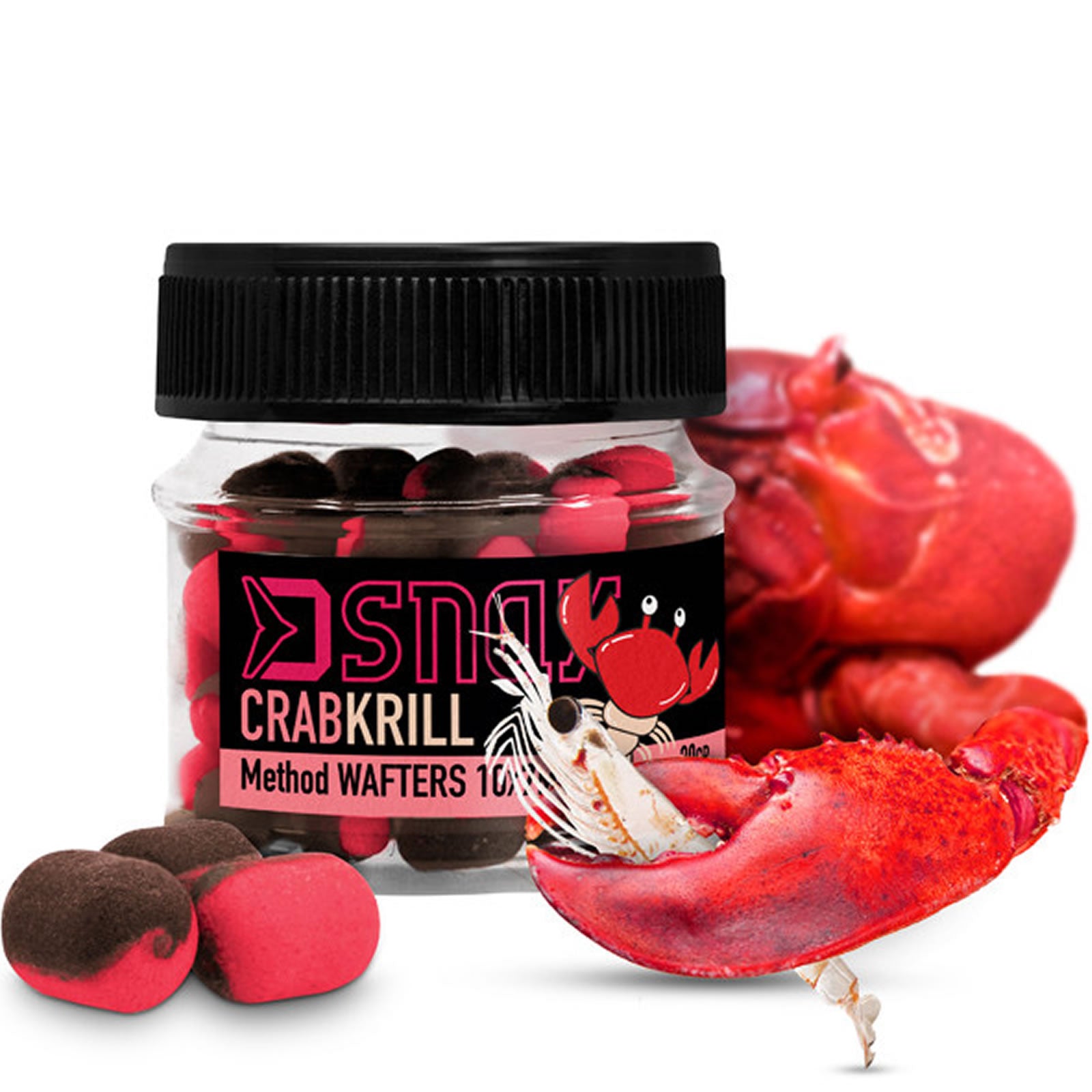 Wafters Delphin D SNAX WAFT, Crab &amp; Krill, 7x5.5mm, 20g