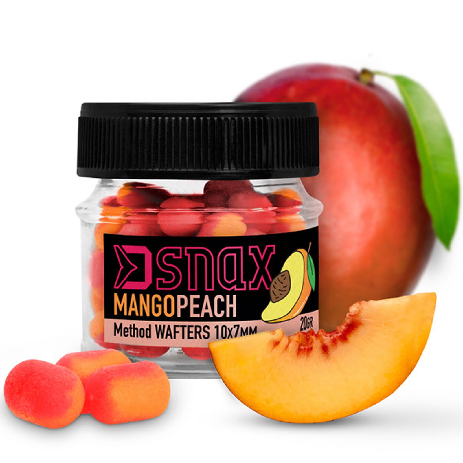 Wafters Delphin D SNAX WAFT, Mango &amp; Piersica, 7x5.5mm, 20g