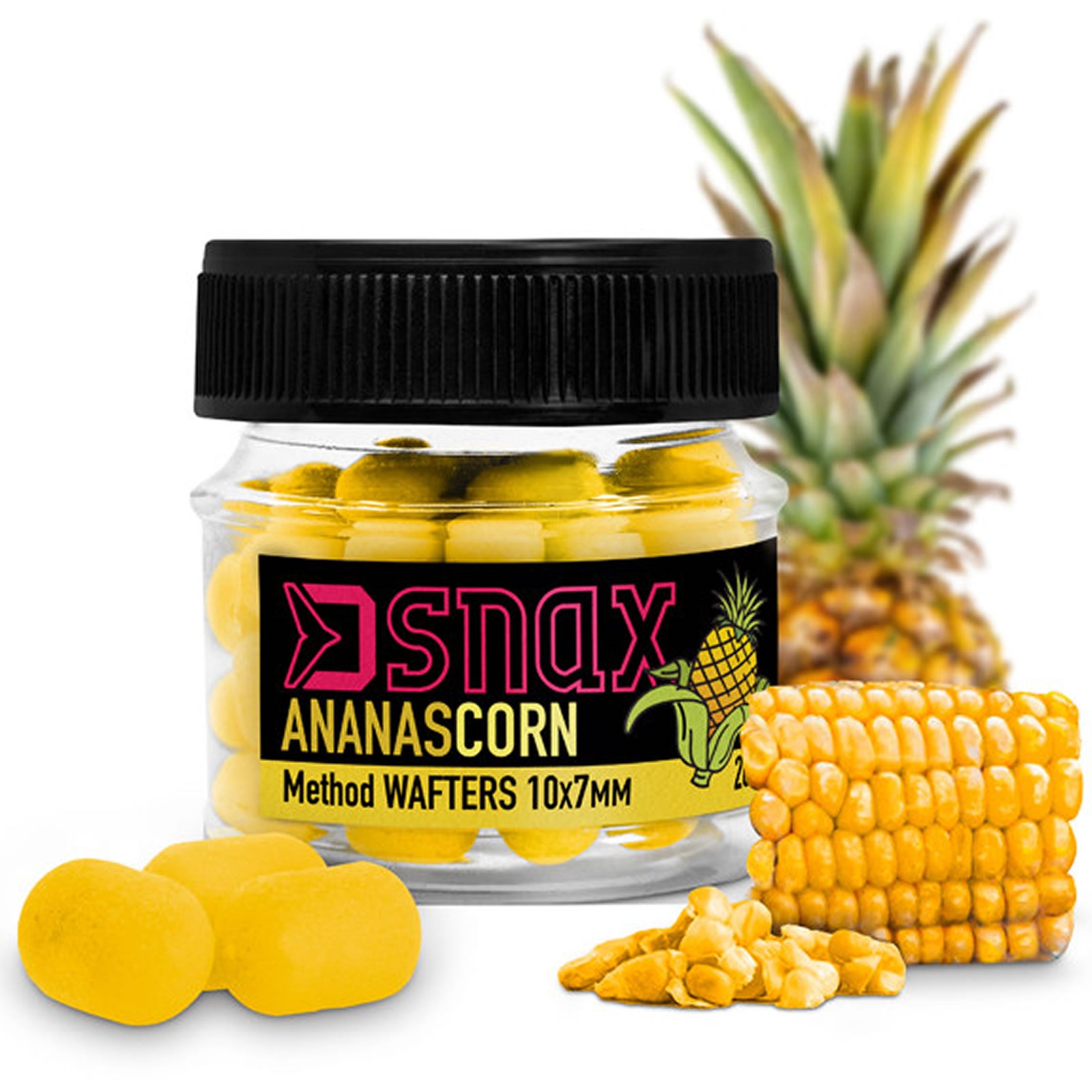 Wafters Delphin D SNAX WAFT, Porumb &amp; Ananas, 7x5.5mm, 20g