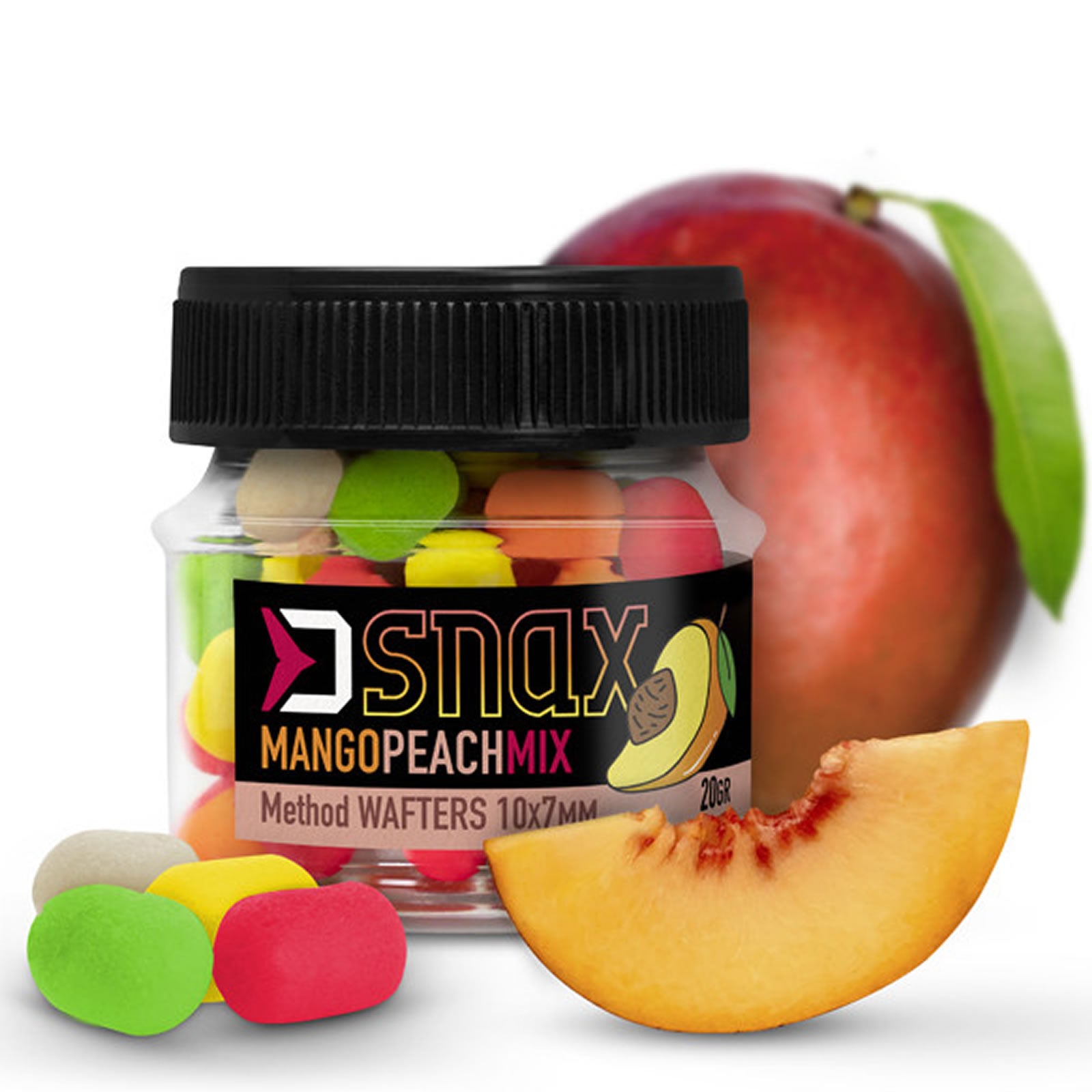 Wafters Delphin Mix D SNAX WAFT, Mango &amp; Piersica, 10x7mm, 20g