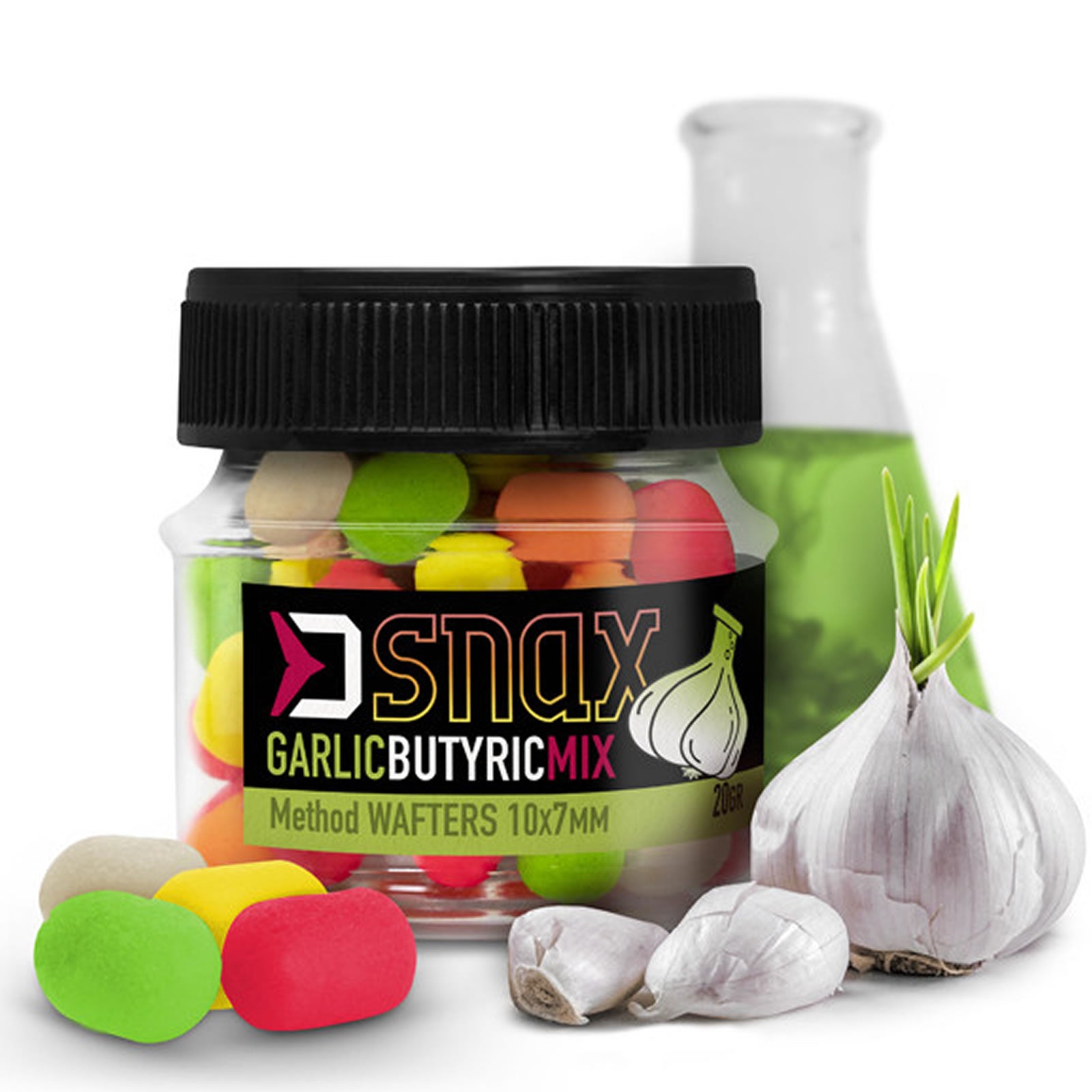Wafters Delphin Mix D SNAX WAFT, Usturoi &amp; Butyric, 10x7mm, 20g