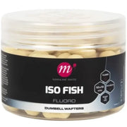 Wafters Dumbell MAINLINE Fluoro White, ISO Fish, 12x15mm
