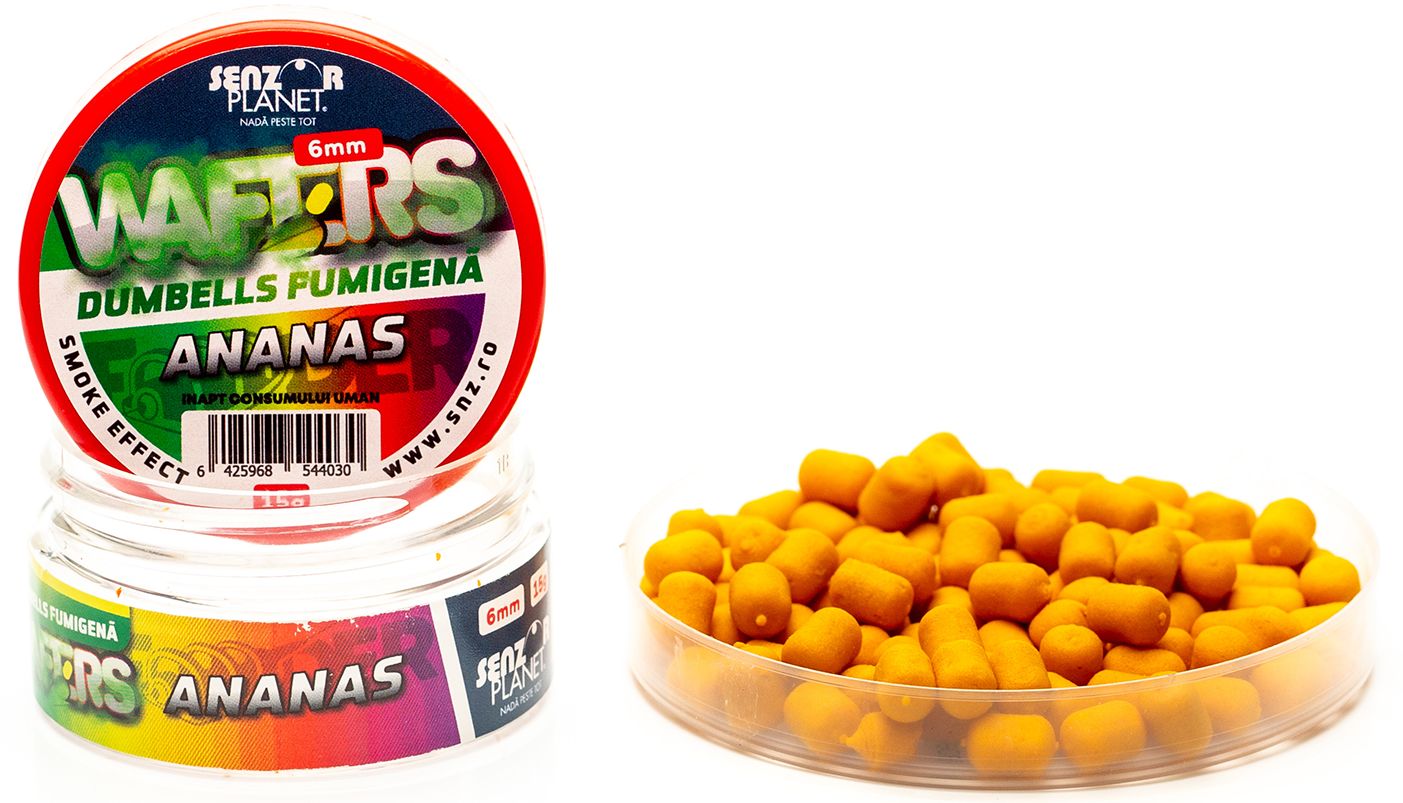 Wafters Dumbells Senzor Fumigena, Ananas, 6mm, 15g