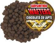 Wafters FISH PRO Carp &amp; Method, Ciocolata Cu Lapte, 8x10cm, 40g