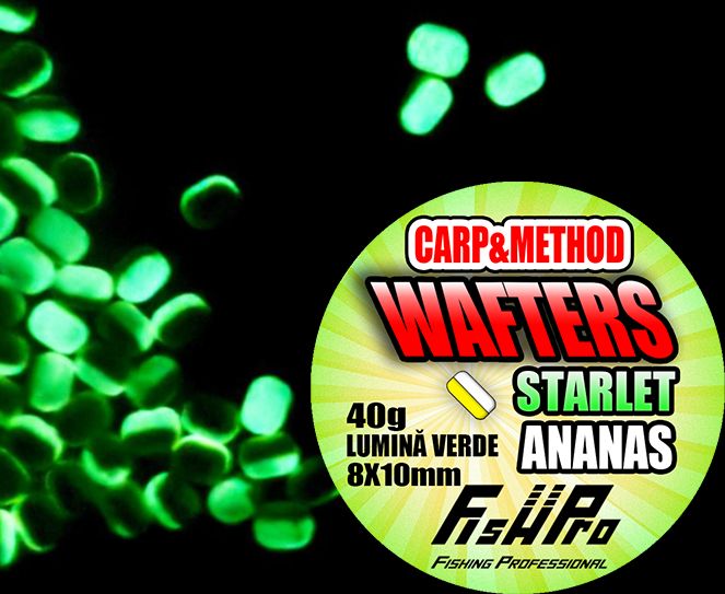 Wafters FISH PRO Carp &amp; Method, Starlet Ananas, 8x10cm, 40g