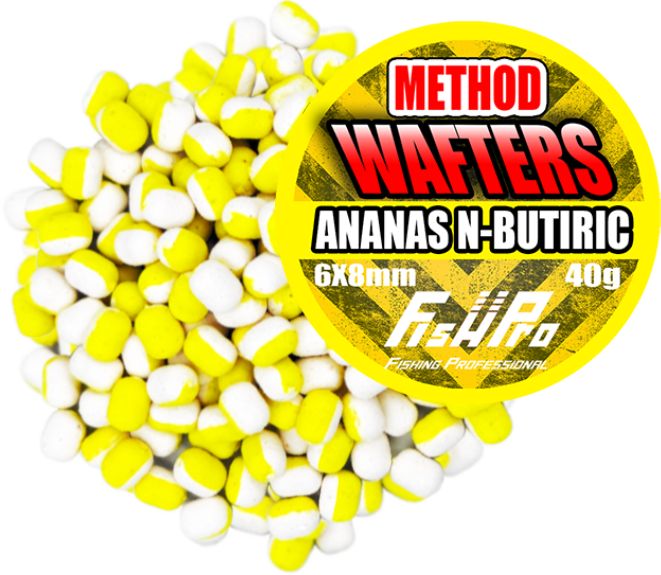 Wafters FISH PRO Gummy Fluo, Ananas N-Butyric, 6x8cm, 40g
