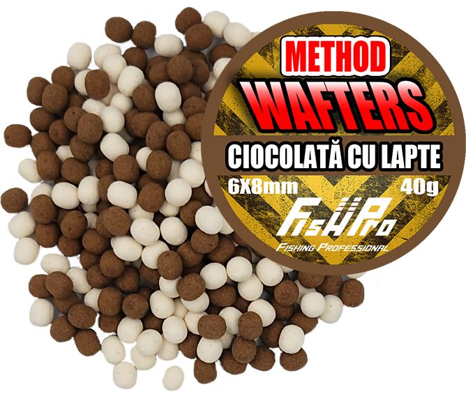 Wafters FISH PRO Method Smoke, Ciocalata Cu Late, 6x8cm, 40g