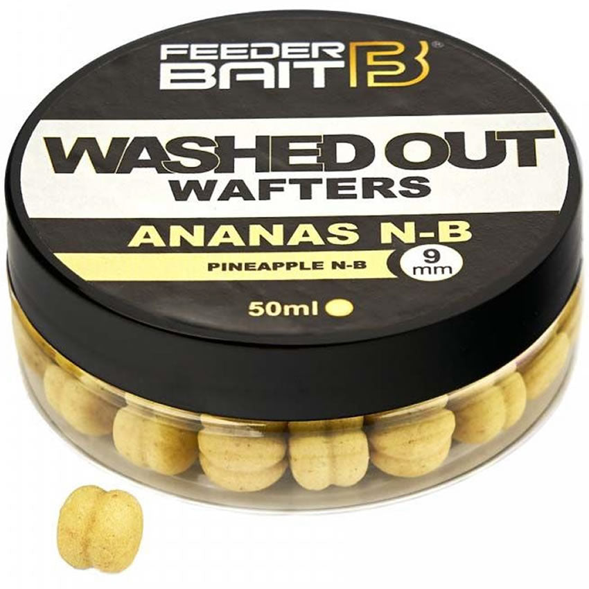 Wafters Feeder Bait Washed Out, Ananas &amp; N-Butyric, 9mm, 50g