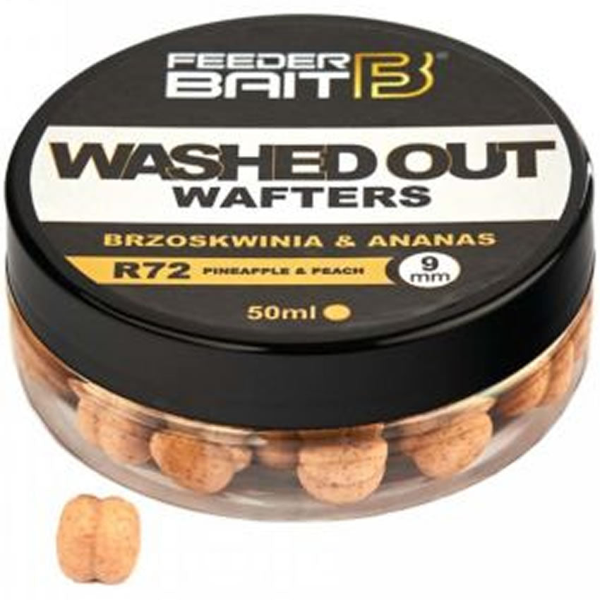 Wafters Feeder Bait Washed Out, R72 - Piersica &amp; Ananas, 9mm, 50g