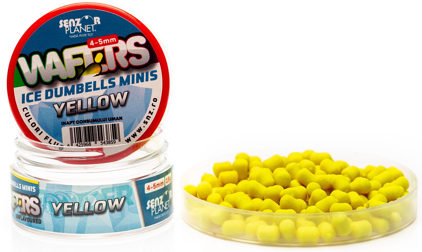 Wafters Ice Dumbells Senzor Minis, Yellow, 4-5mm, 15g