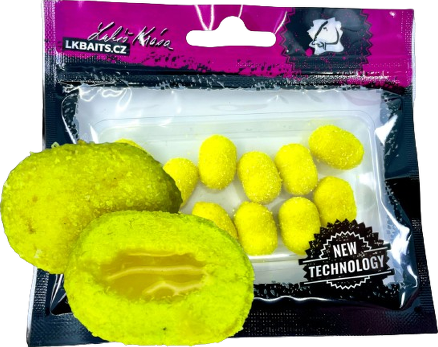 Wafters LK BAITS, Mango Menta, Galben, 14mm, 12buc/pac