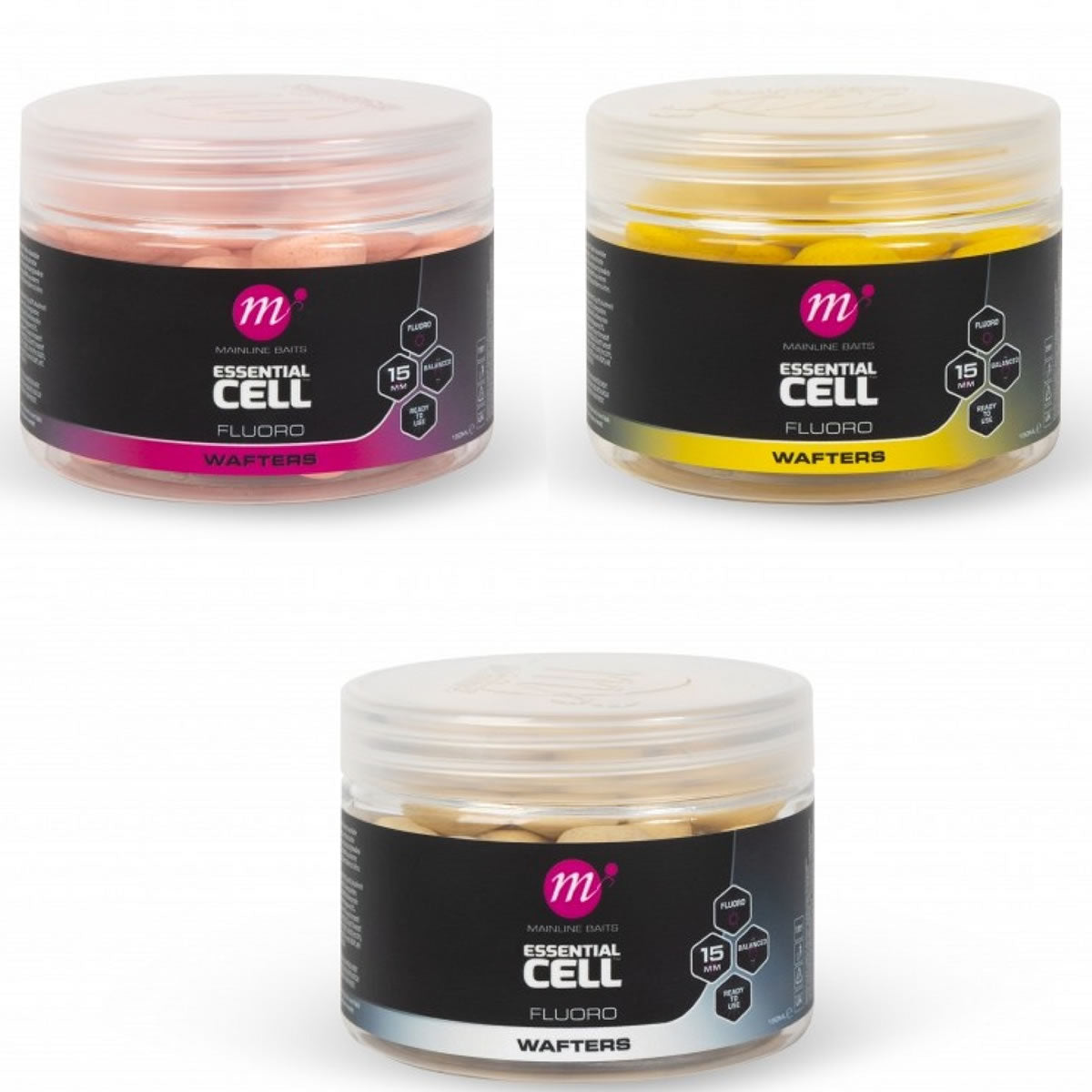 Wafters MAINLINE Fluoro Pink, Cell, 15mm