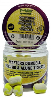 Wafters MG Dumbell, Porumb Alune Tigrate, 10mm, 40g