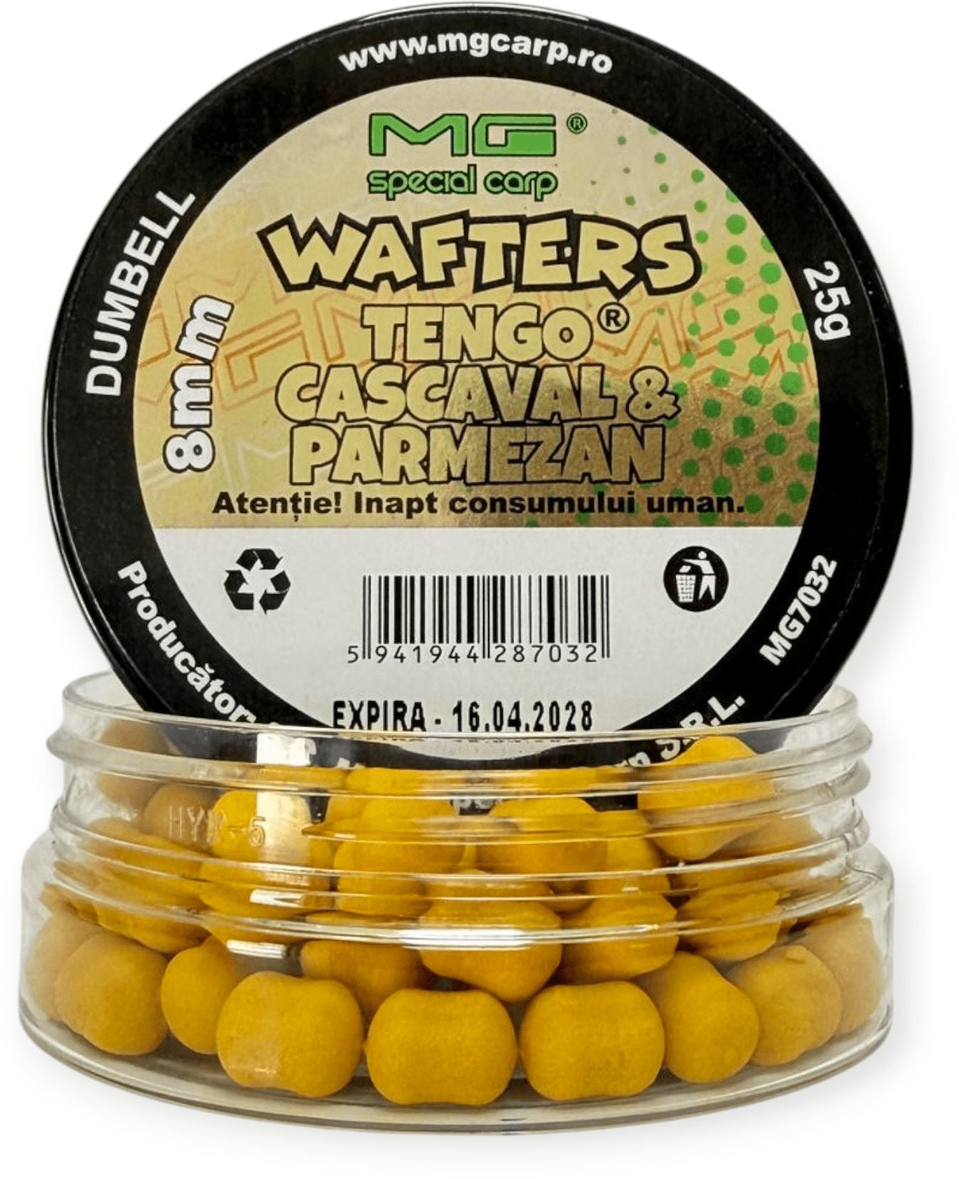 Wafters MG Dumbell, Tengo Cascaval Parmezan, 8mm, 25g