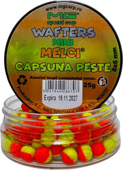 Wafters MG Special Carp Mini Melci, Capsuna Peste, 8x6mm, 25g