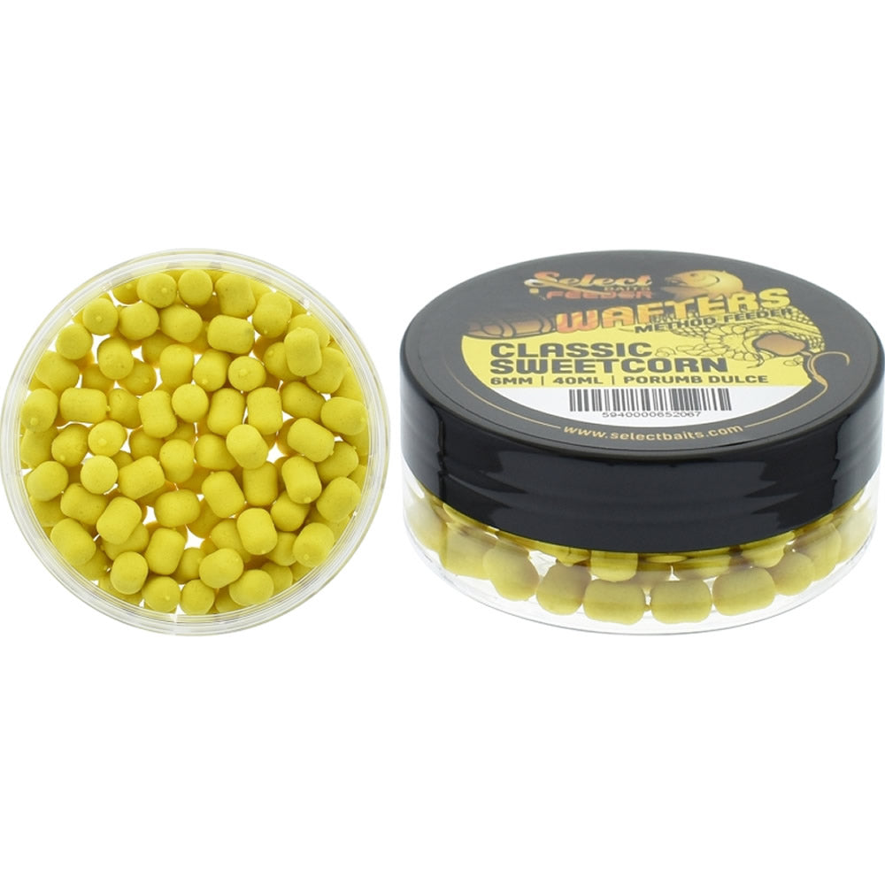 Wafters SELECT BAITS Method Feeder Classic Sweetcorn Galben Fluo
