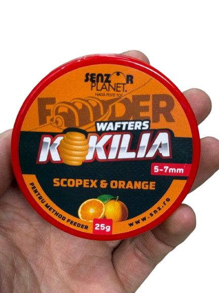 Wafters SENZOR Kokilia, Scopex Orange, 5-7mm, 25g