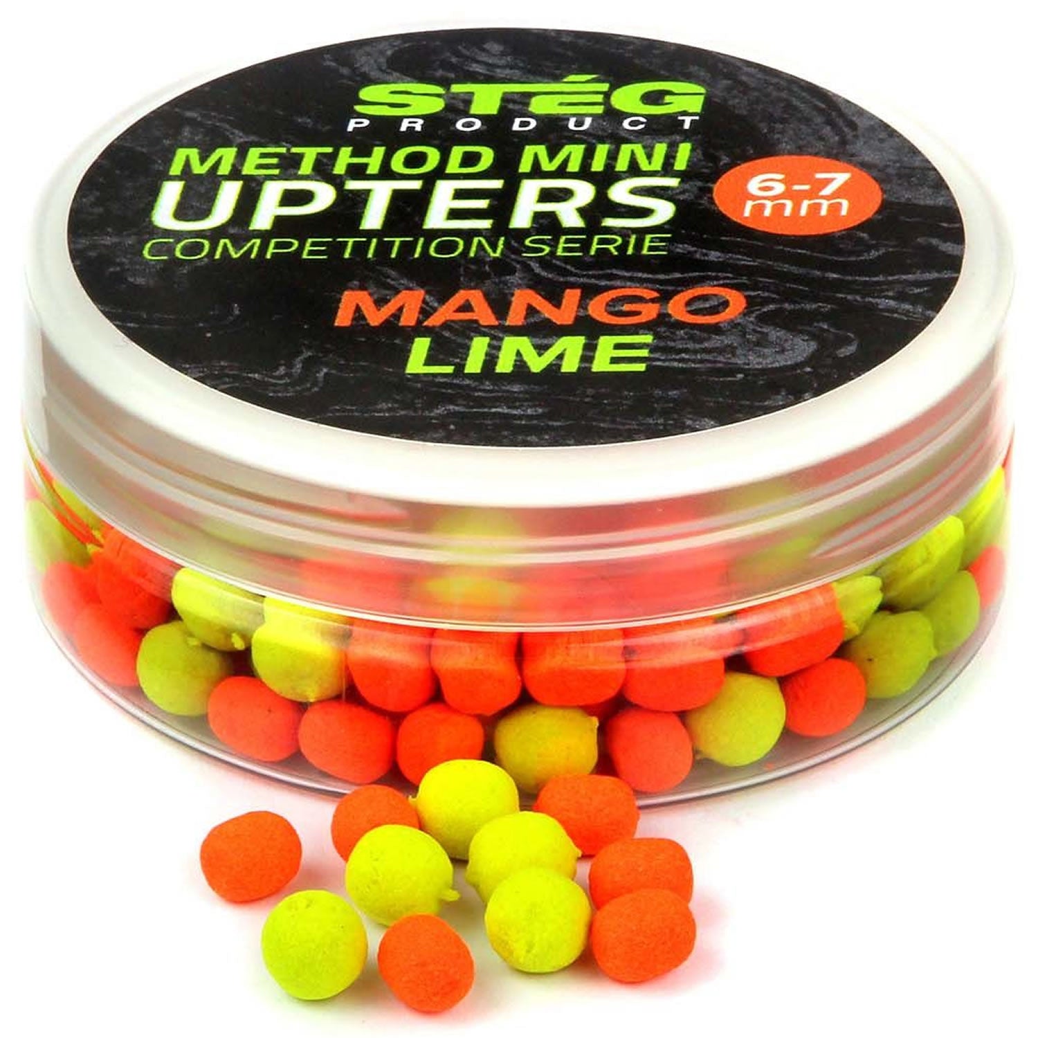 Wafters Steg Method Mini Upters Competition Serie, Mango &amp; Lime, 6-7mm, 25g 