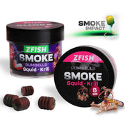 Wafters  ZFISH Smoke Pop up Dumbells 8 mm, Squid-Krill, 20g