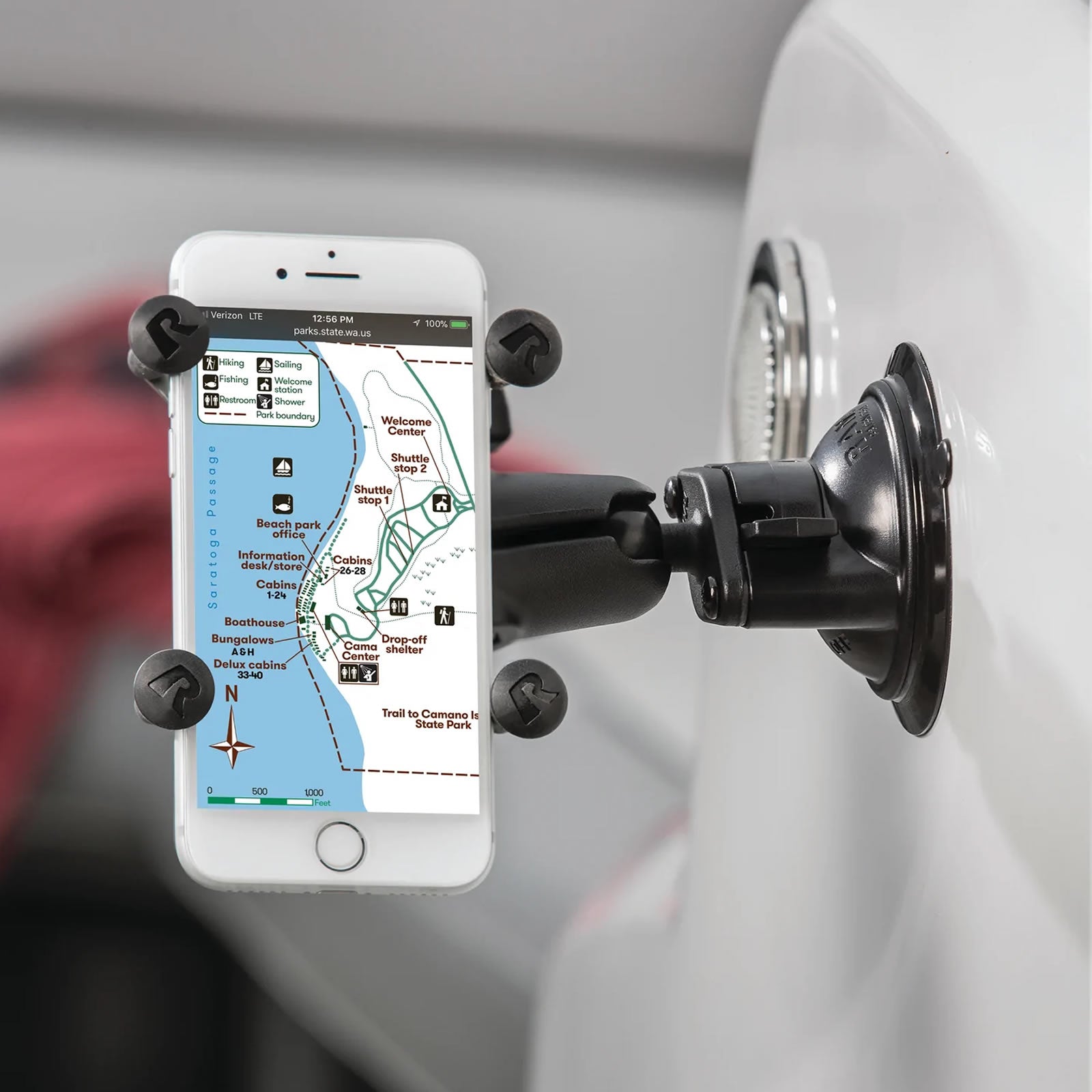 X Grip RAM Mounts Universal Phone Holder with Ball - B Size