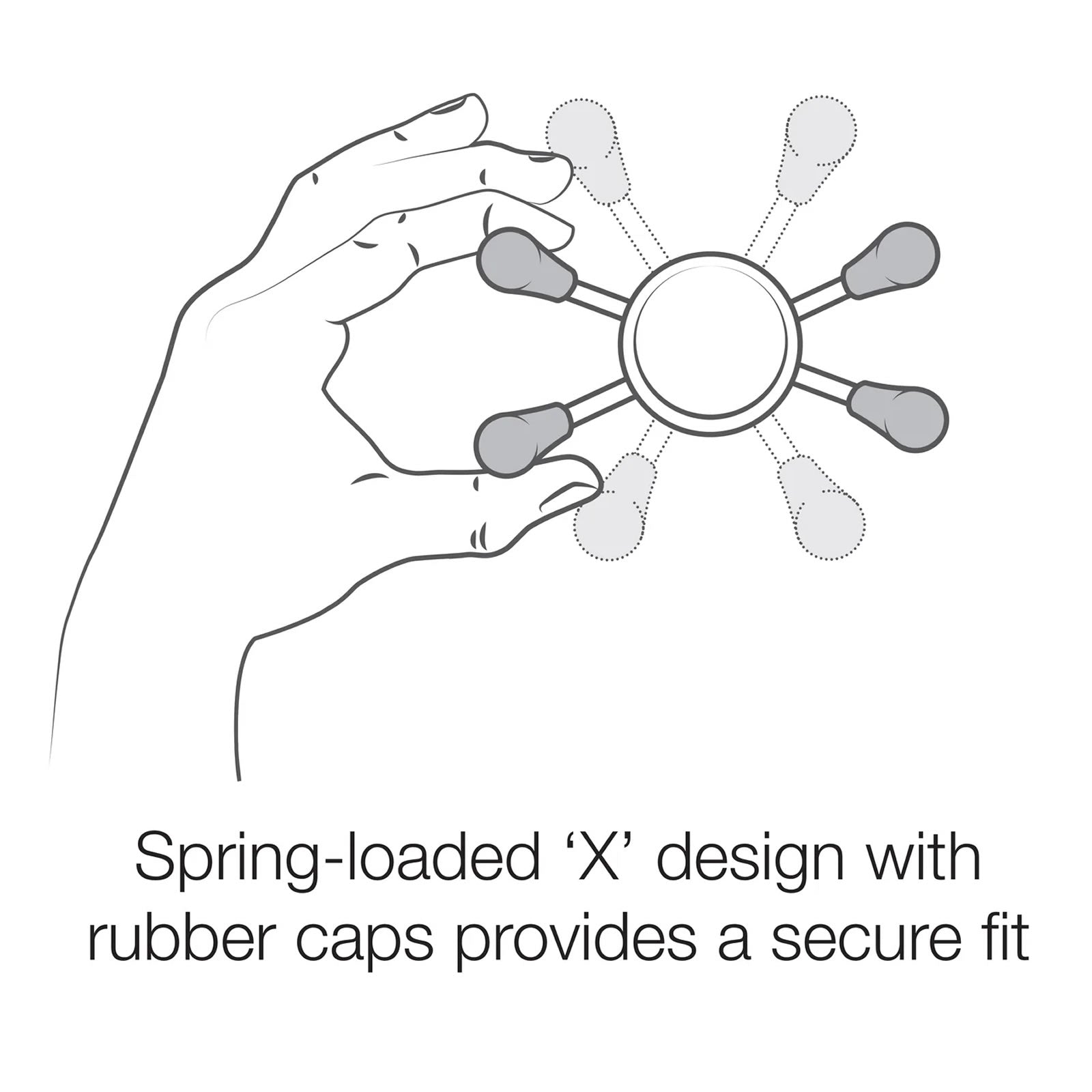 X Grip RAM Mounts Universal Phone Holder with Ball - B Size